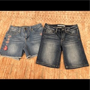 NEVER WORN 2 Piece Denim shorts set🤍✨